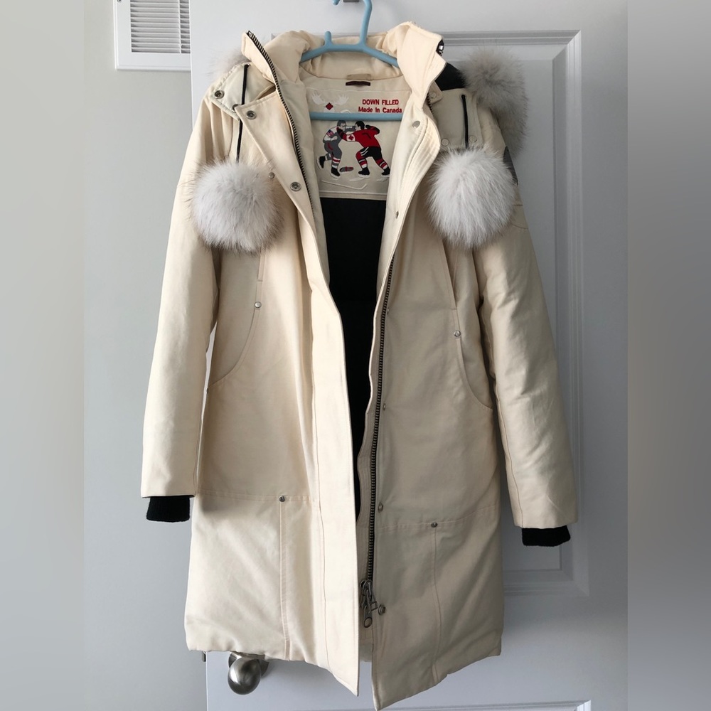 Authentic Moose Knuckles Stirling Parka Fur Lady XS